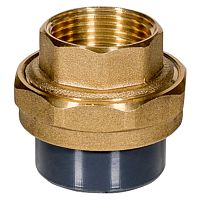 Накидная муфта Gemas ПВХ-латунь 50мм x 1 1/2" ВР (для титана) (133454) Накидная муфта Gemas ПВХ-латунь 50мм x 1 1/2" ВР (для титана) (133454)