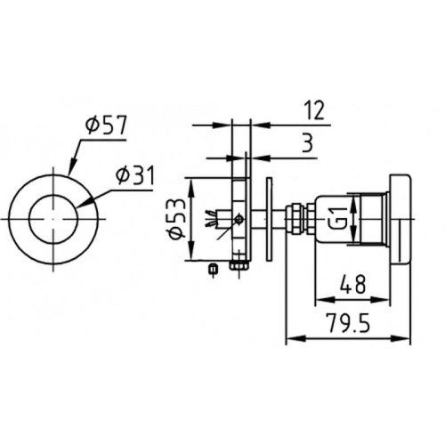Прожектор галогенный 20Вт Hugo Lahme MINI 12В (4231000) фото 2 Прожектор галогенный 20Вт Hugo Lahme MINI 12В (4231000) фото 2