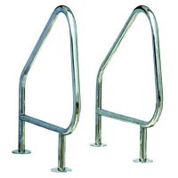 Поручни AM для выхода из бассейна (2шт.) с анкерами AISI 304 (6601) Поручни AM для выхода из бассейна (2шт.) с анкерами AISI 304 (6601)