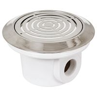 Донный слив Gemas 1 1/2" ВР решетка н/с (плитка) (04141T1SS)