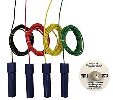 Комплект из 4 электродов OSF н/с V2A с держателем цветной кабель 3м (303.000.0113) Комплект из 4 электродов OSF н/с V2A с держателем цветной кабель 3м (303.000.0113)