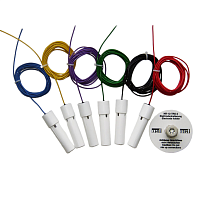 Комплект из 6 электродов OSF н/с V2A с держателем цветной кабель 3м (303.000.0009) Комплект из 6 электродов OSF н/с V2A с держателем цветной кабель 3м (303.000.0009)