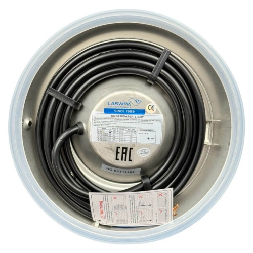 Прожектор галогенный 100Вт Laswim накладной 230мм 12В оправа н/с (плитка) (WL-BPE100) фото 2