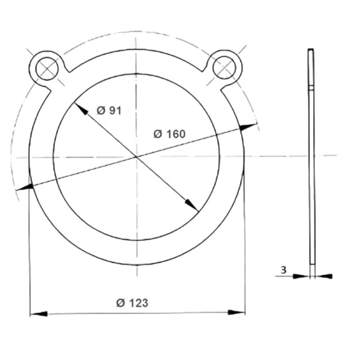 Резиновое уплотнение  90мм Aquaram (64B) (7127090) фото 2