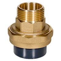 Накидная муфта Gemas ПВХ-латунь 50мм х1 1/2" НР (133474) Накидная муфта Gemas ПВХ-латунь 50мм х1 1/2" НР (133474)